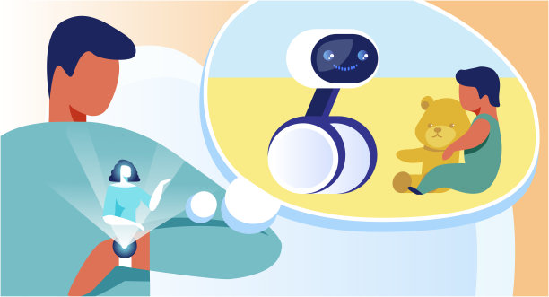 男人用智能手表遥控宝宝图片下载