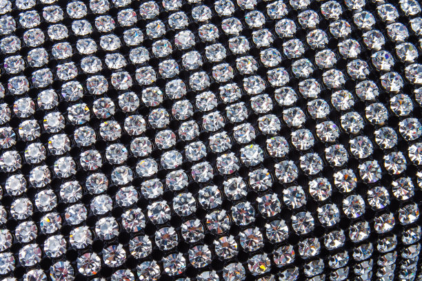 水晶织物纹理。图案时尚，宝石纹理图片下载