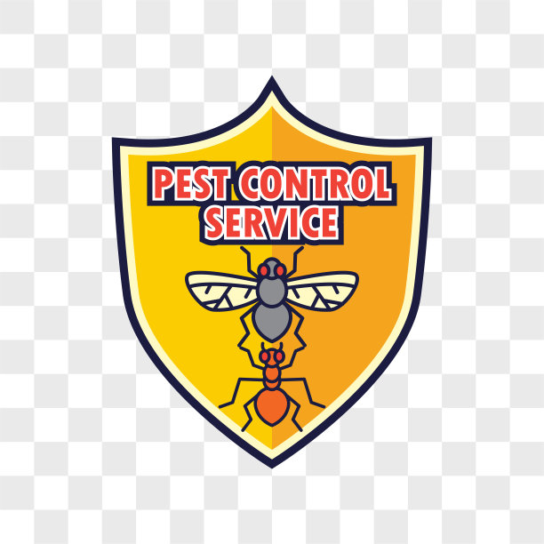 防虫标志隔离在透明背景上图片下载