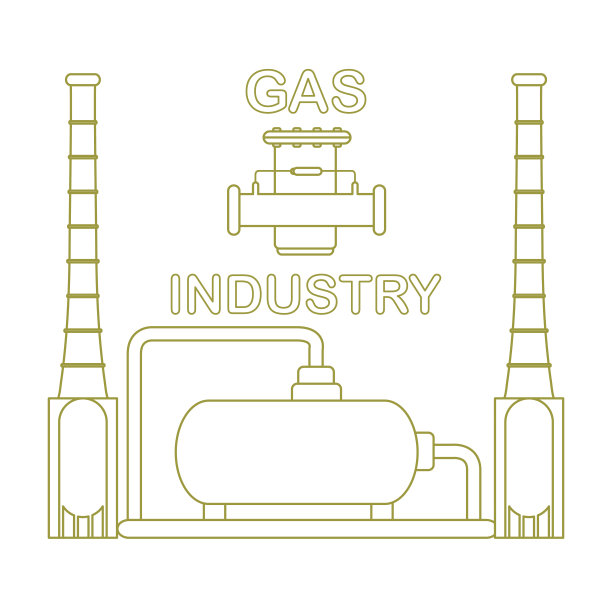 气体处理厂。天然气过滤器。图片下载