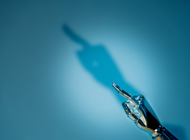 机器人手指向上图片下载