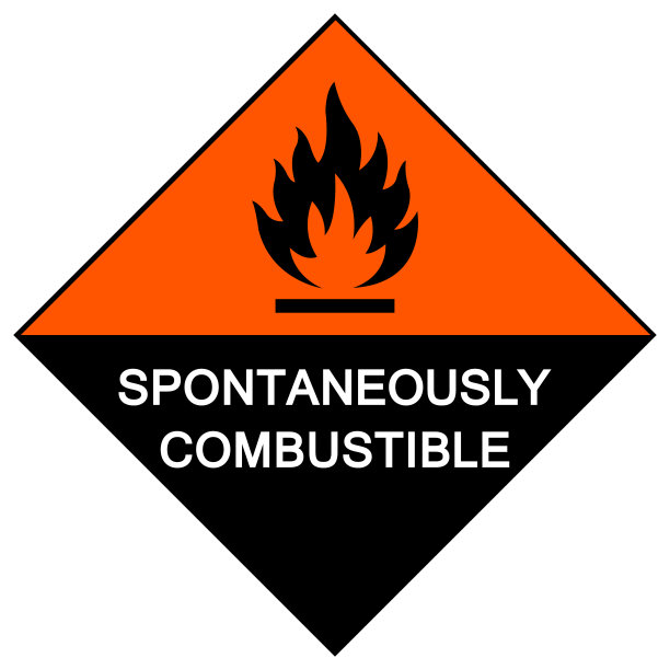 自燃符号符号隔离在白色背景，矢量插图EPS.10图片下载