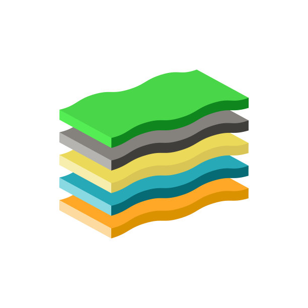 层的土壤。来自地球表面上层的信息图表。等距和3D视图。图片下载