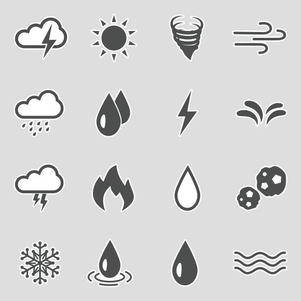 元素图标。贴纸设计。矢量插图。图片下载