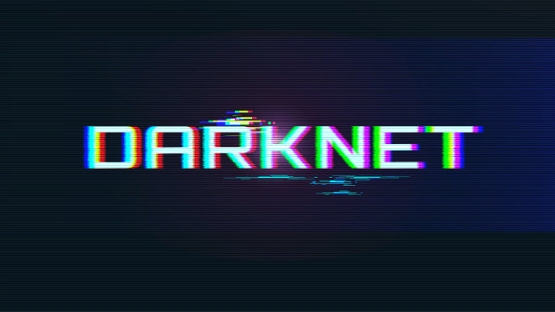 Darknet概念。暗BG与故障效果图片下载