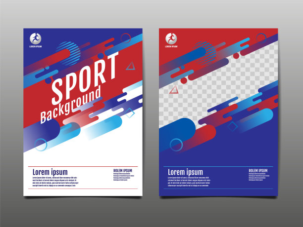 布局模板设计，运动背景，动态海报，横幅，矢量插图。图片下载