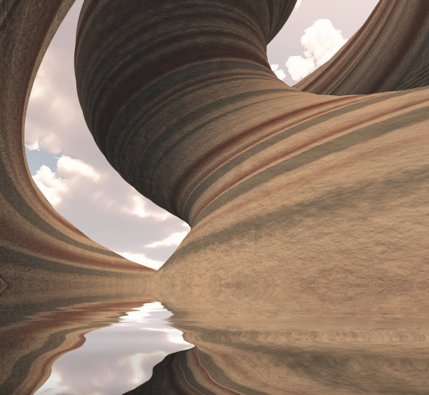 雕刻的峡谷图片下载