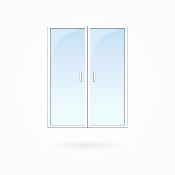 白色门框矢量插图，Eps 10图片下载