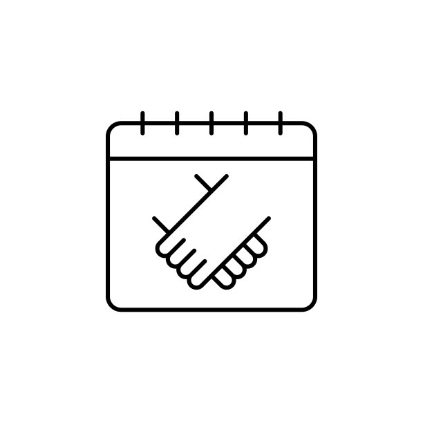 日历商务图标UI和UX网站或移动应用矢量素材图片下载