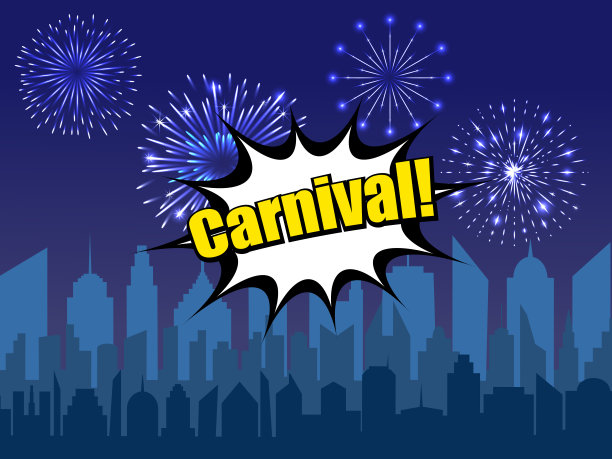 明亮的狂欢节节日背景图片下载