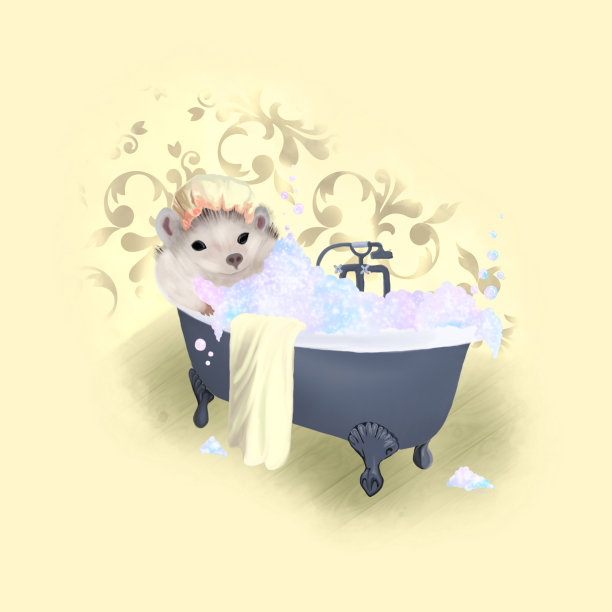 Bubblebath刺猬图片下载