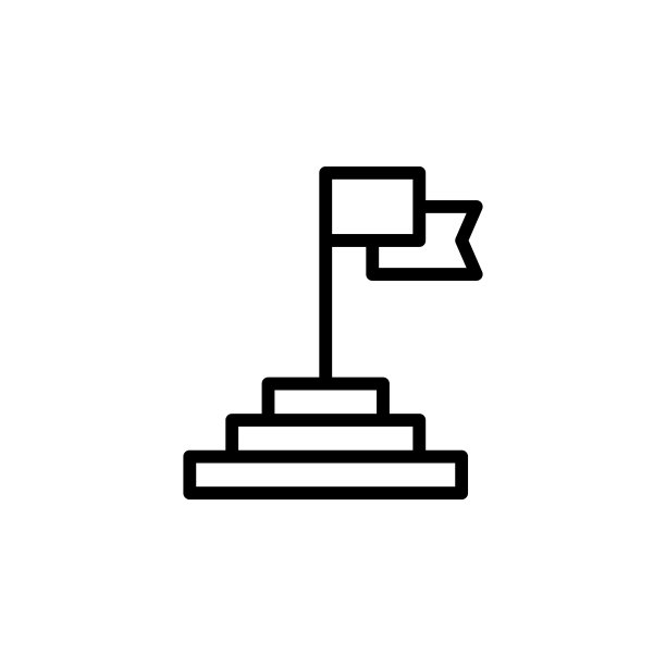 成就图标：项目管理线性图标，适用于UI和UX图片下载