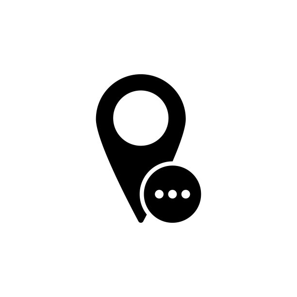 位置、GPS加载图标：UI和UX、网站或移动应用的简单字形扁平矢量位置图标图片下载