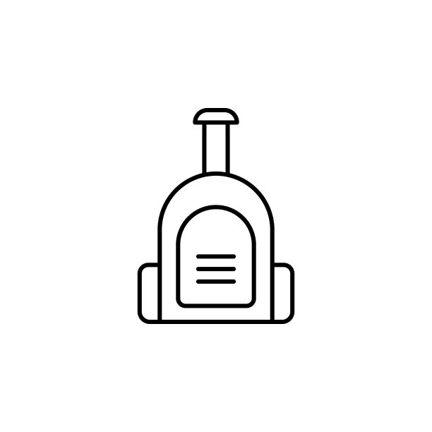 包图标：夏季UI和UX细线轮廓矢量图片下载