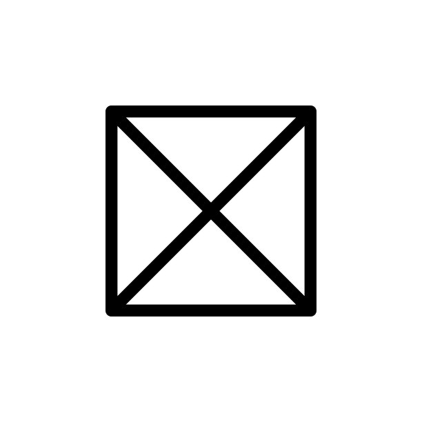 请勿烘干矩形图标。用于UI和UX、网站或移动应用程序的简单细线洗衣图标轮廓矢量图片下载