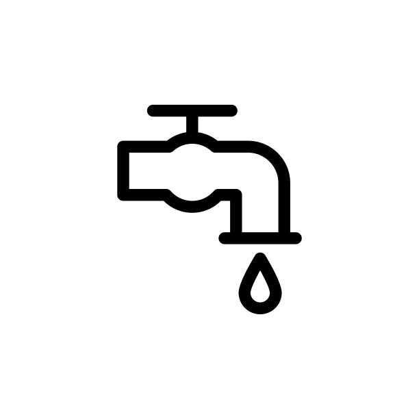 水龙头图标：用于UI和UX的洗衣图标的简单细线轮廓矢量，网站或移动应用程序图片下载