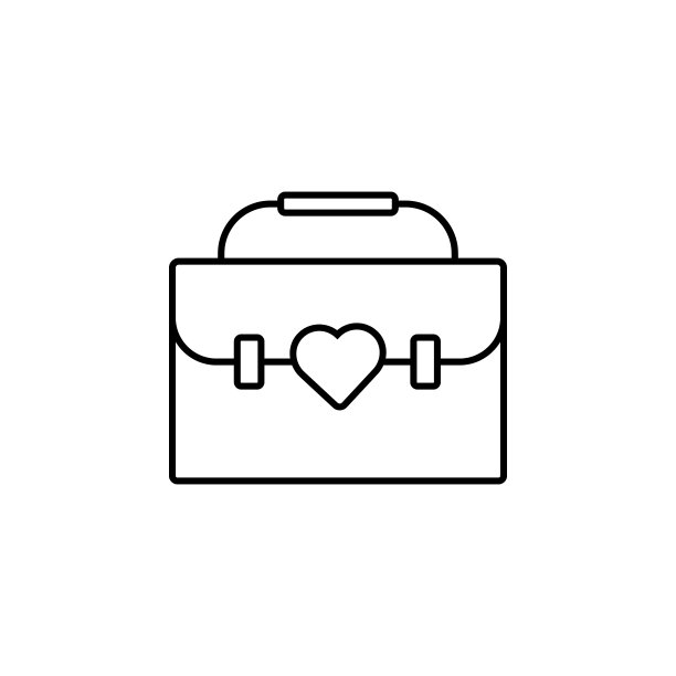 妇女节手提包、心形图标。用于UI和UX、网站或移动应用程序的3月8日图标的简单细线条、轮廓矢量图片下载