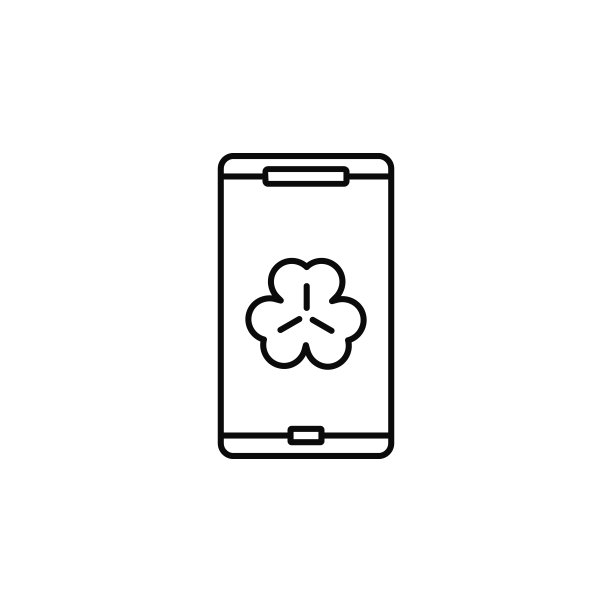 智能手机、三叶草图标图片下载