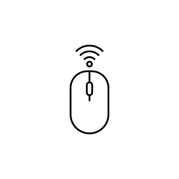 硬件、无线鼠标图标。用于UI和UX、网站或移动应用的简单细线硬件图标图片下载