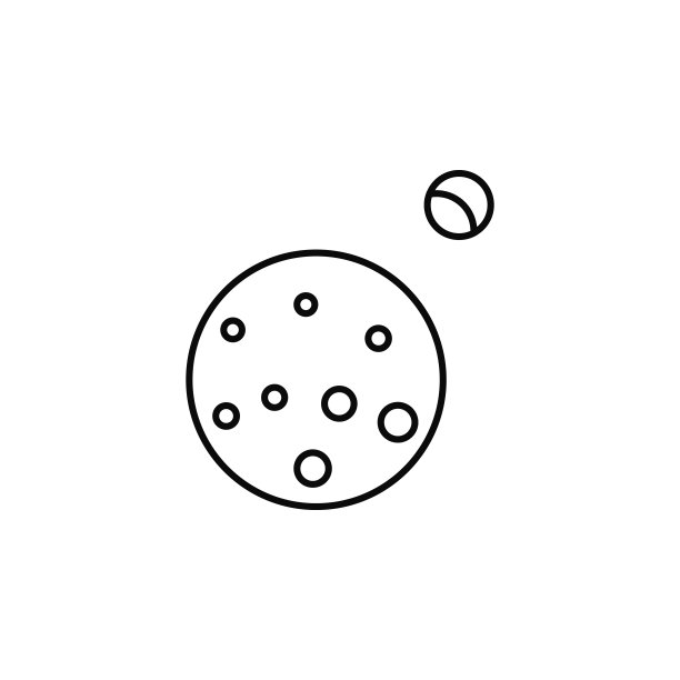 行星、太空图标。用于UI和UX、网站或移动应用程序的简单细线轮廓太空、宇宙、宇宙矢量图标图片下载