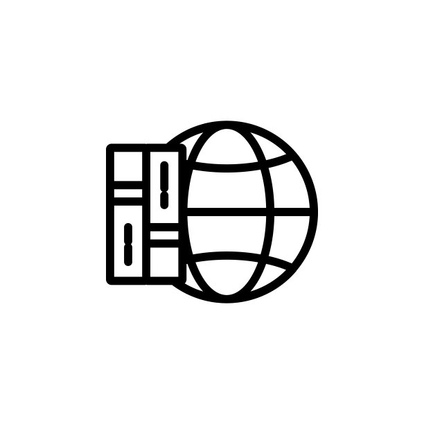 互联网书籍图标：UI和UX网站或移动应用的极简线条书籍矢量图图片下载