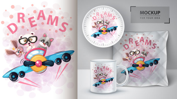 兔子，熊，浣熊旅行-模型为您的想法图片下载