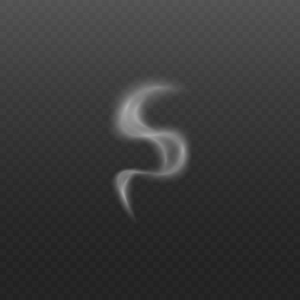烟雾细流或蒸汽波在运动矢量3d孤立的背景。图片下载