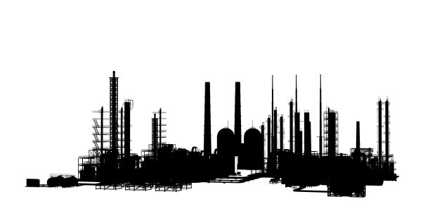 模具剪影厂外，插图图片下载