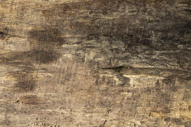 温馨的木桌纹理平铺照片。有风化裂缝的木板。质朴的木制桌顶视图图片下载