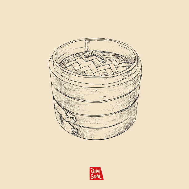 矢量插图素描-手绘蒸汽与复古风格。用点和线绘制的插图，方便在不同的背景上使用。图片下载