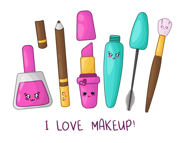 可爱的女孩用品图片下载