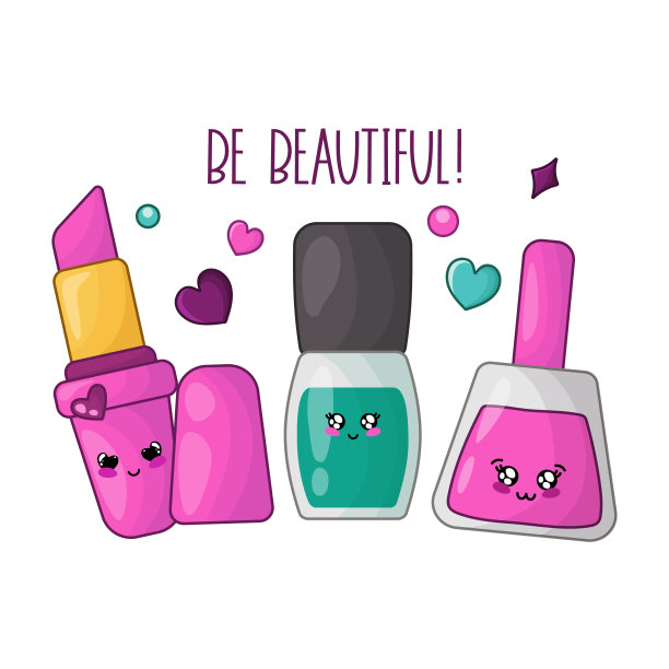 可爱的女孩用品图片下载