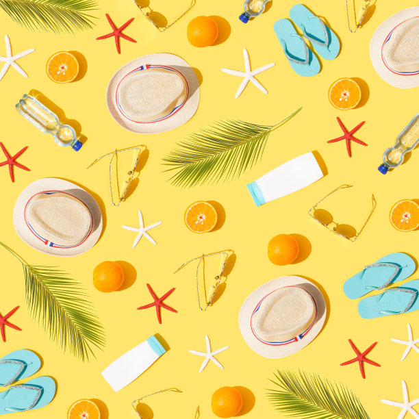 海滩上的概念图片下载