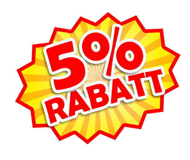 德国折扣标签5%图片下载