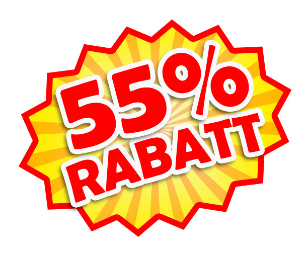 德国折扣标签百分之55图片下载