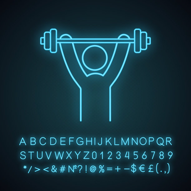 男子训练与杠铃图标图片下载