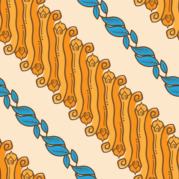 无缝蜡染图案。传统的爪哇装饰。矢量插图。图片下载