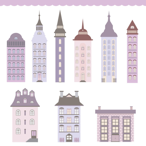 矢量插图套公寓图片下载