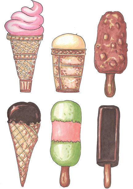 一套冰淇淋图片下载