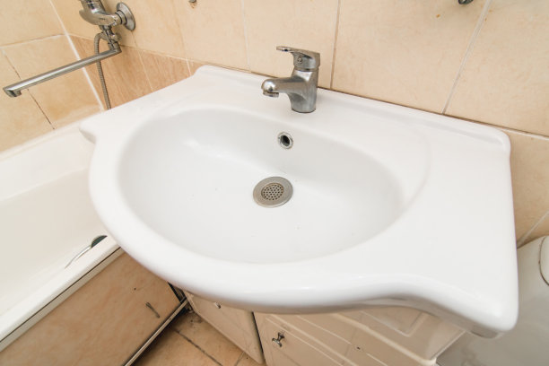 浴室里水槽的照片图片下载