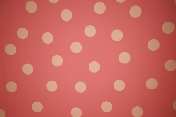 复古的圆点重复图案无缝设计装饰在墙上，古典而复古的风格图片下载