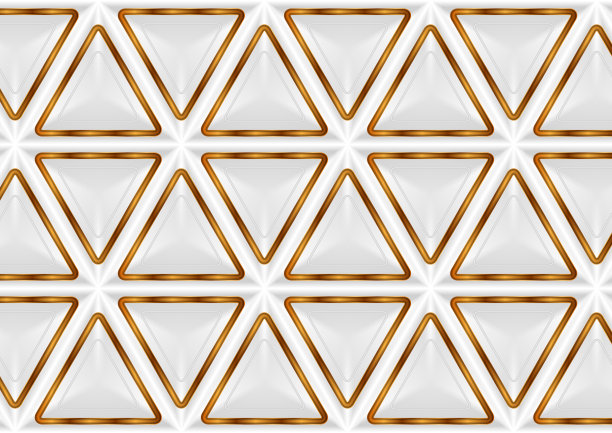 抽象技术几何背景与灰色青铜三角形图片下载