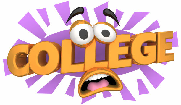 卡通脸3d插画:担心大学学费图片下载