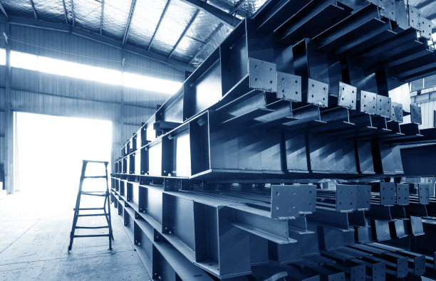 钢铁厂叠层钢图片下载