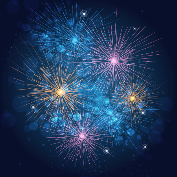 背景的烟花图片下载