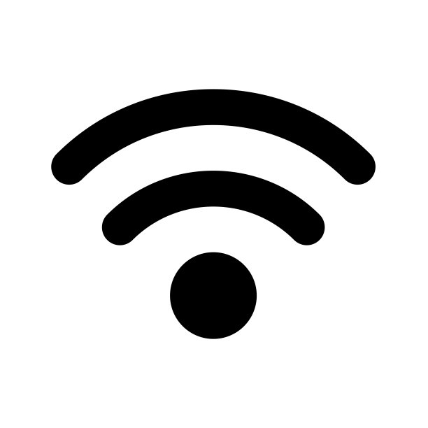 Wifi图标扁平矢量插图设计图片下载