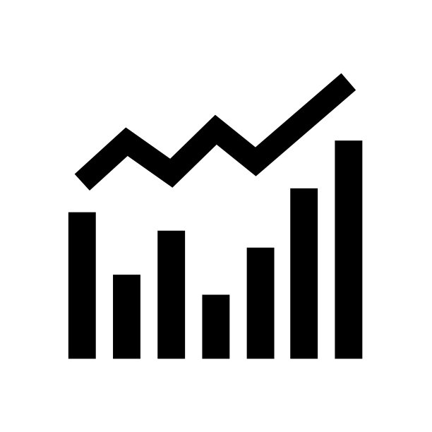 统计图标扁平矢量图图片下载