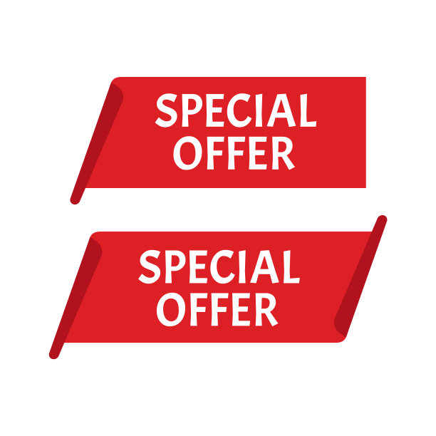 大旗帜。红色向量旗帜。独家提供图片下载