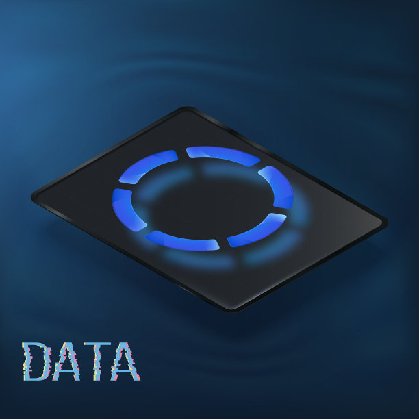 未来发光数据背景图片下载