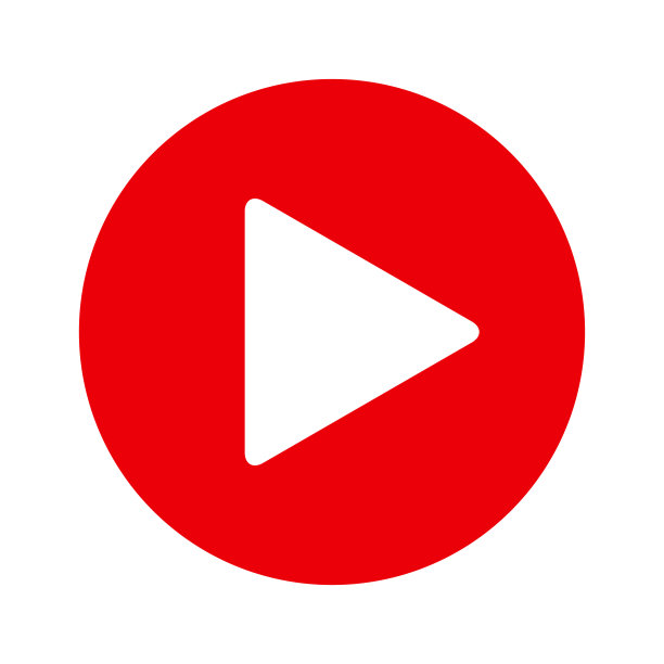 红色框线播放按钮图片下载